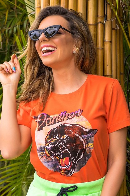 Camiseta Feminina Panther