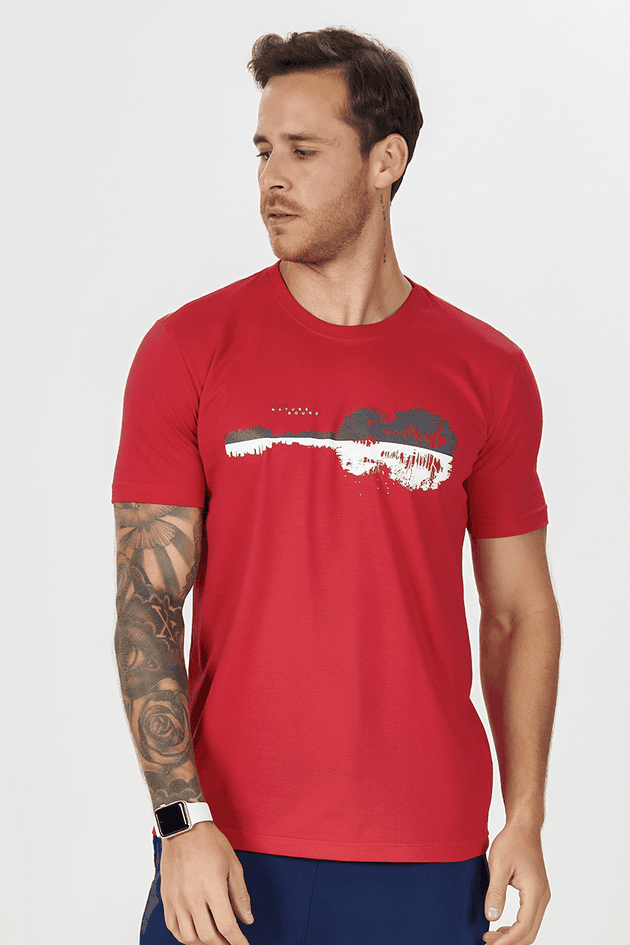 02m0241 camiseta estampada violao vermelha 1