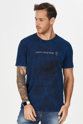02m0319 camiseta masculina marmorizada logic hiatto azul 5