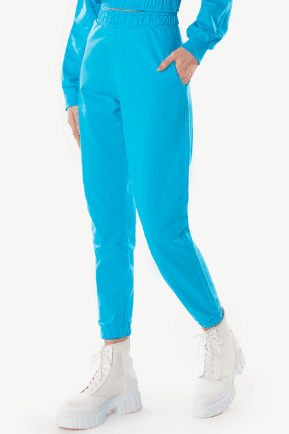 05f0075 03 calca feminina moletinho jogger com elastico hiatto azul 1