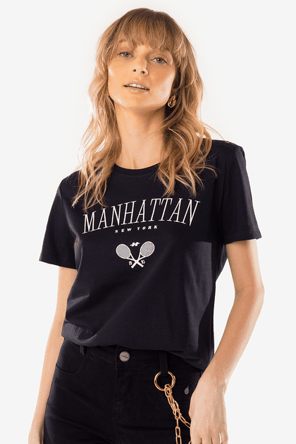 Camiseta Feminina Manhattan Tenis Hiatto