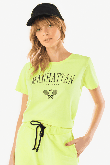 Camiseta Feminina Manhattan Tenis Hiatto