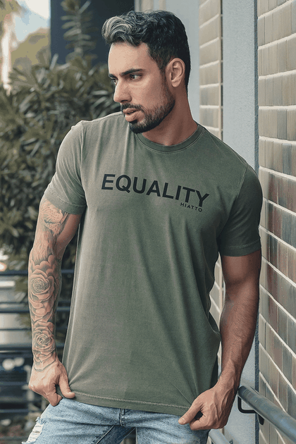 Camiseta Masculina Estonada Equality Hiatto
