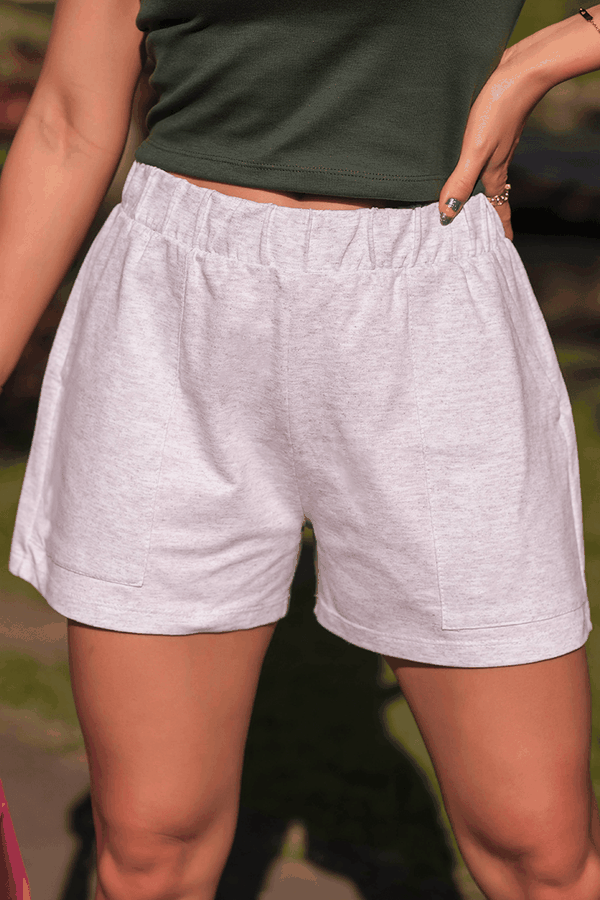 shorts feminino com bolso quadrado hiatto mescla claro 07f0014 025 1