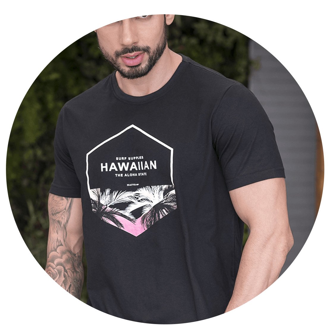 Camiseta hawaiian