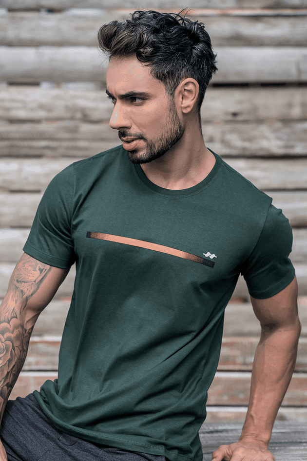 02m0418 027 camiseta masculina stripe hiatto verde musgo 2