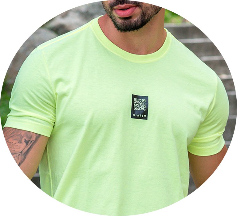 02m0441 066 camiseta masculina qr code hiatto neon amarelo 1